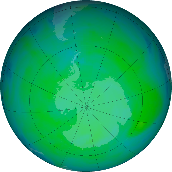 Ozone Map 1987-12-21